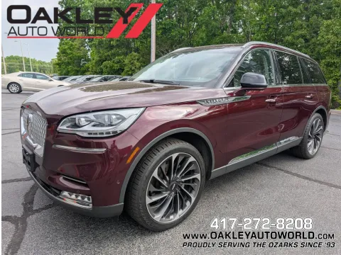 Red 2021 Lincoln Aviator Reserve for sale in Branson West, MO