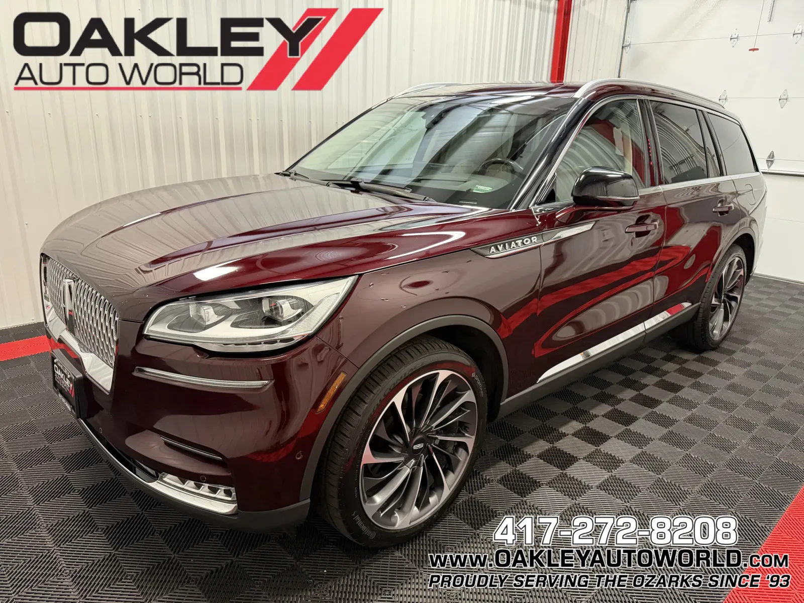 Red 2021 Lincoln Aviator Reserve for sale in Branson West, MO