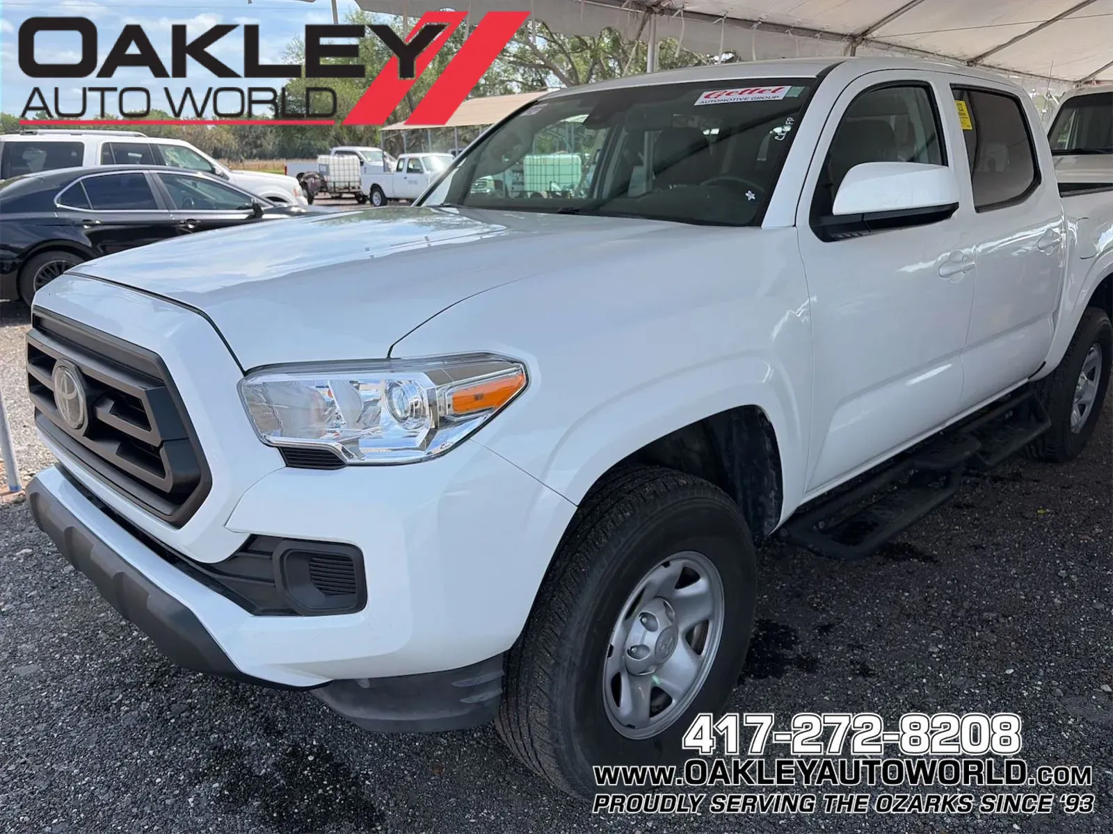 White 2023 Toyota Tacoma SR for sale in Branson West, MO