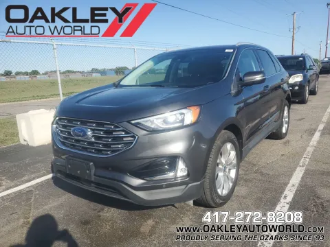 Gray 2020 Ford Edge Titanium for sale in Branson West, MO