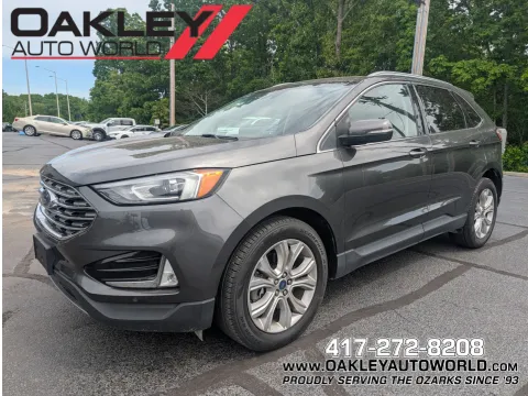 Gray 2020 Ford Edge Titanium for sale in Branson West, MO