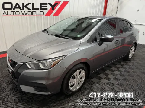 Gray 2022 Nissan Versa 1.6 S for sale in Branson West, MO