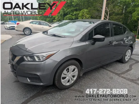 Gray 2022 Nissan Versa 1.6 S for sale in Branson West, MO