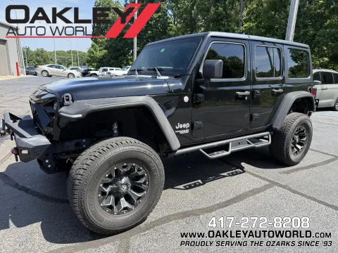 Black 2019 Jeep Wrangler Unlimited Sport for sale in Branson West, MO