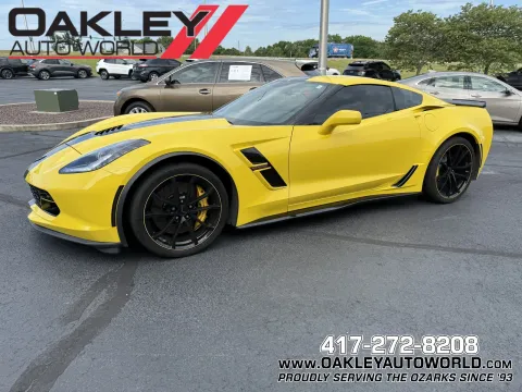 Yellow 2017 Chevrolet Corvette Grand Sport for sale in Branson West, MO