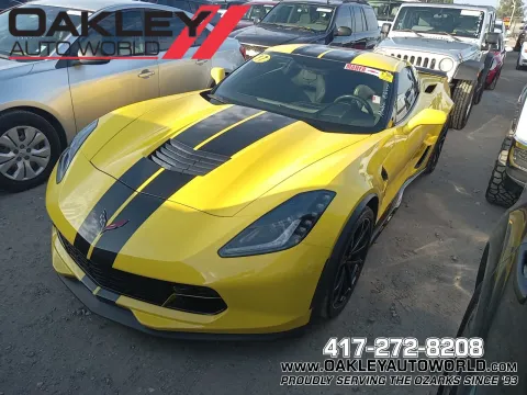 Yellow 2017 Chevrolet Corvette Grand Sport for sale in Branson West, MO