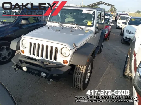 Silver 2010 Jeep Wrangler Sport for sale in Branson West, MO