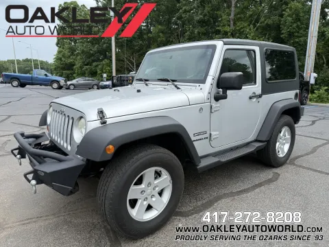 Silver 2010 Jeep Wrangler Sport for sale in Branson West, MO