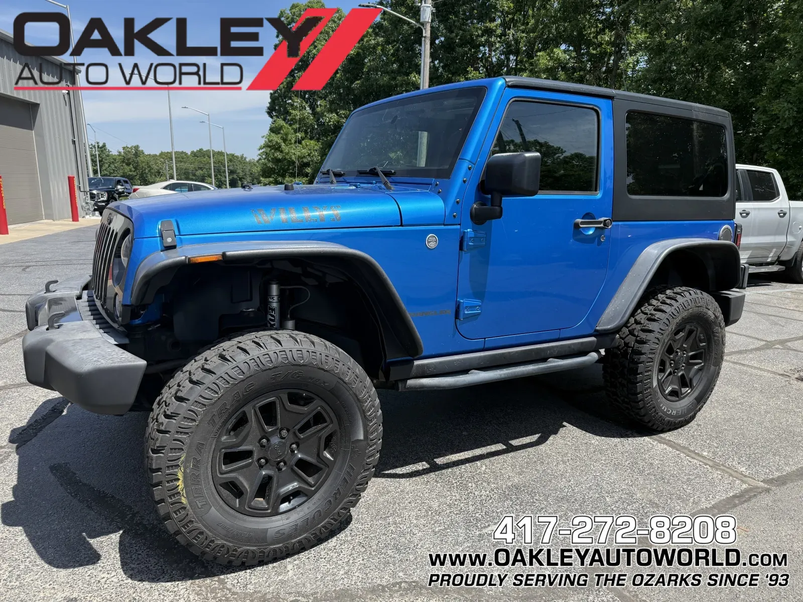 Blue 2015 Jeep Wrangler Sport for sale in Branson West, MO