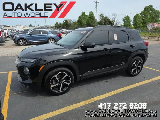 Black 2022 Chevrolet TrailBlazer RS for sale in Branson West, MO