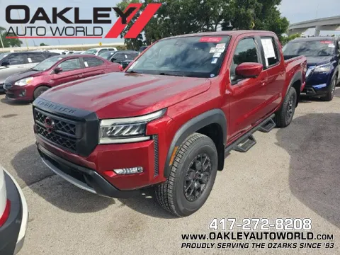 Red 2023 Nissan Frontier PRO-4X for sale in Branson West, MO