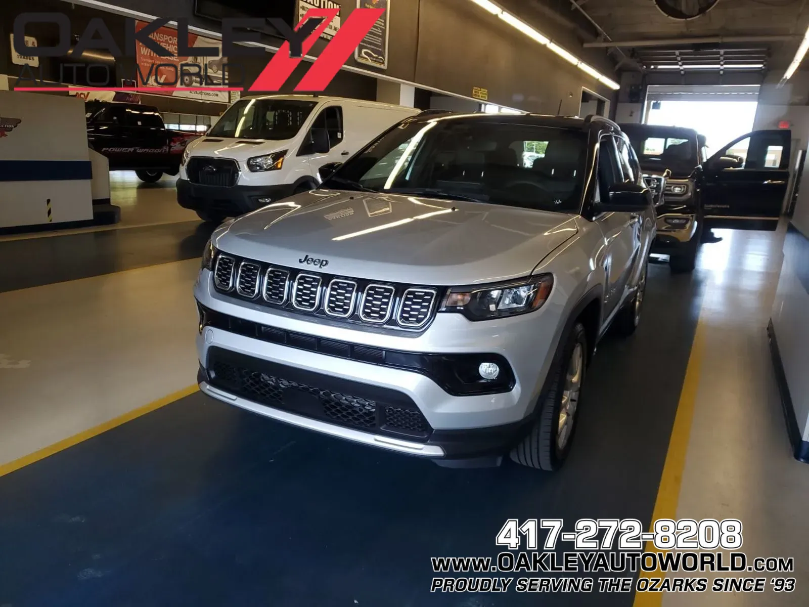 Silver 2025 Jeep Compass Limited for sale in Branson West, MO