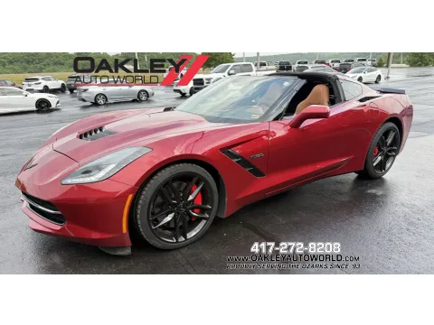 Red 2014 Chevrolet Corvette Stingray Z51 for sale in Branson West, MO