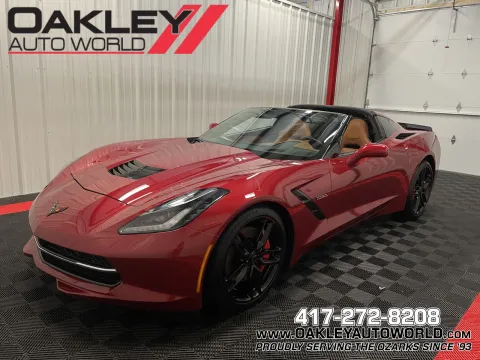 Red 2014 Chevrolet Corvette Stingray Z51 for sale in Branson West, MO