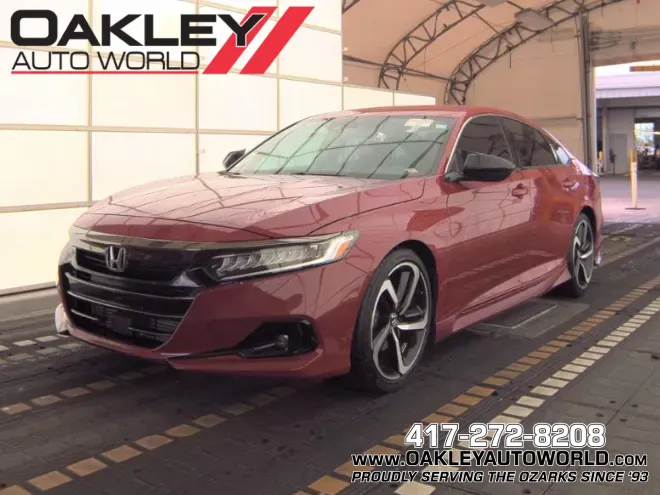 Red 2021 Honda Accord Sport for sale in Branson West, MO