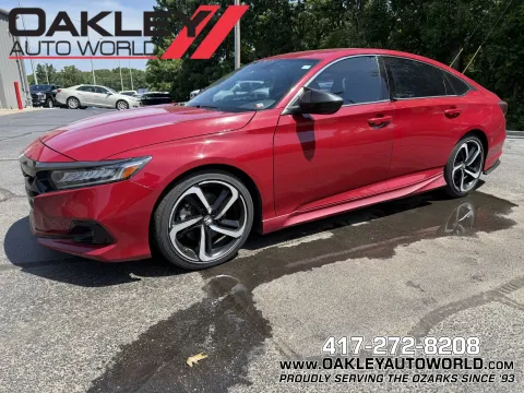 Red 2021 Honda Accord Sport for sale in Branson West, MO