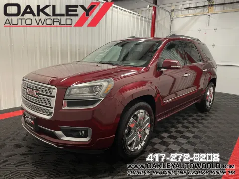 Red 2015 GMC Acadia Denali for sale in Branson West, MO