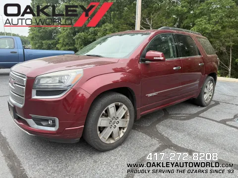 Red 2015 GMC Acadia Denali for sale in Branson West, MO