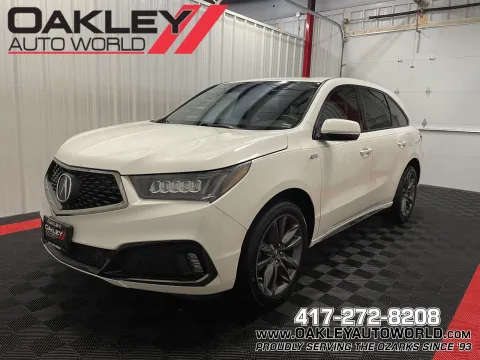 White 2019 Acura MDX 3.5L Tech Pkg w/A-Spec Pkg for sale in Branson West, MO