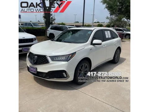 White 2019 Acura MDX 3.5L Technology Pkg w/A-Spec Pkg for sale in Branson West, MO