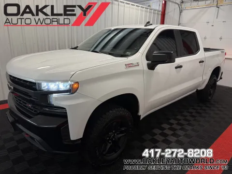 White 2019 Chevrolet Silverado 1500 LT Trail Boss for sale in Branson West, MO