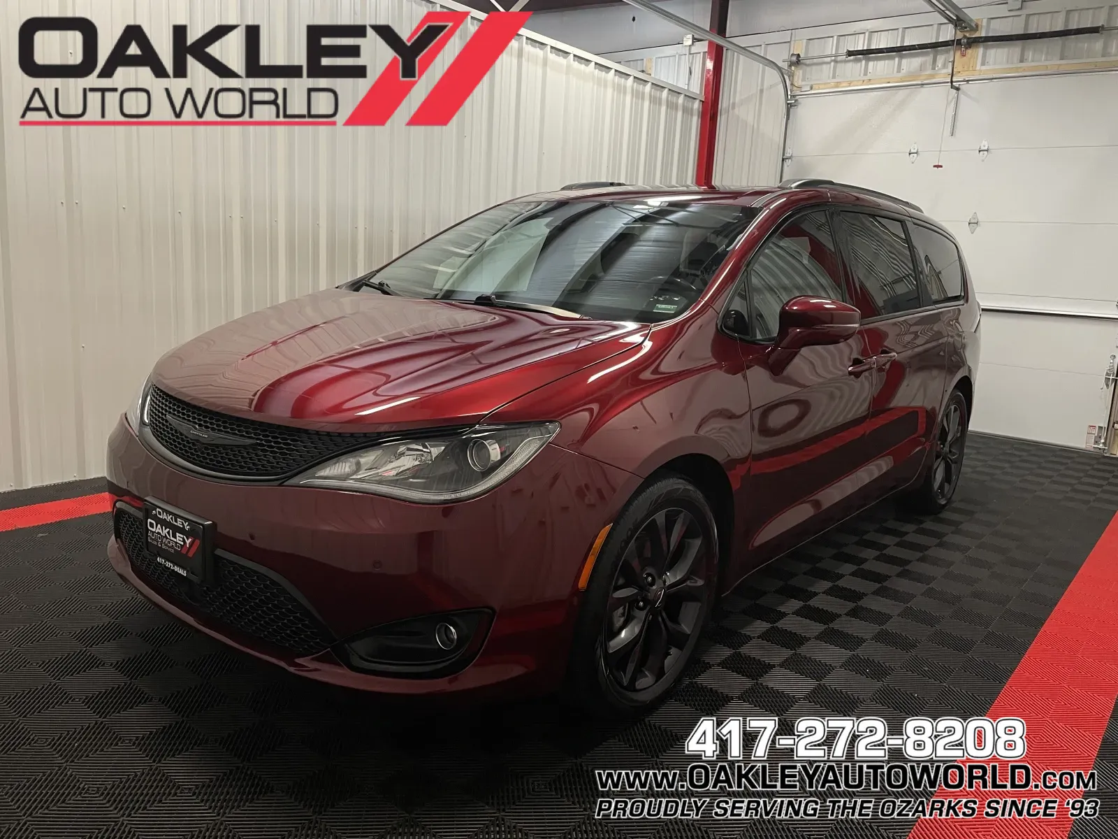Red 2020 Chrysler Pacifica Limited for sale in Branson West, MO