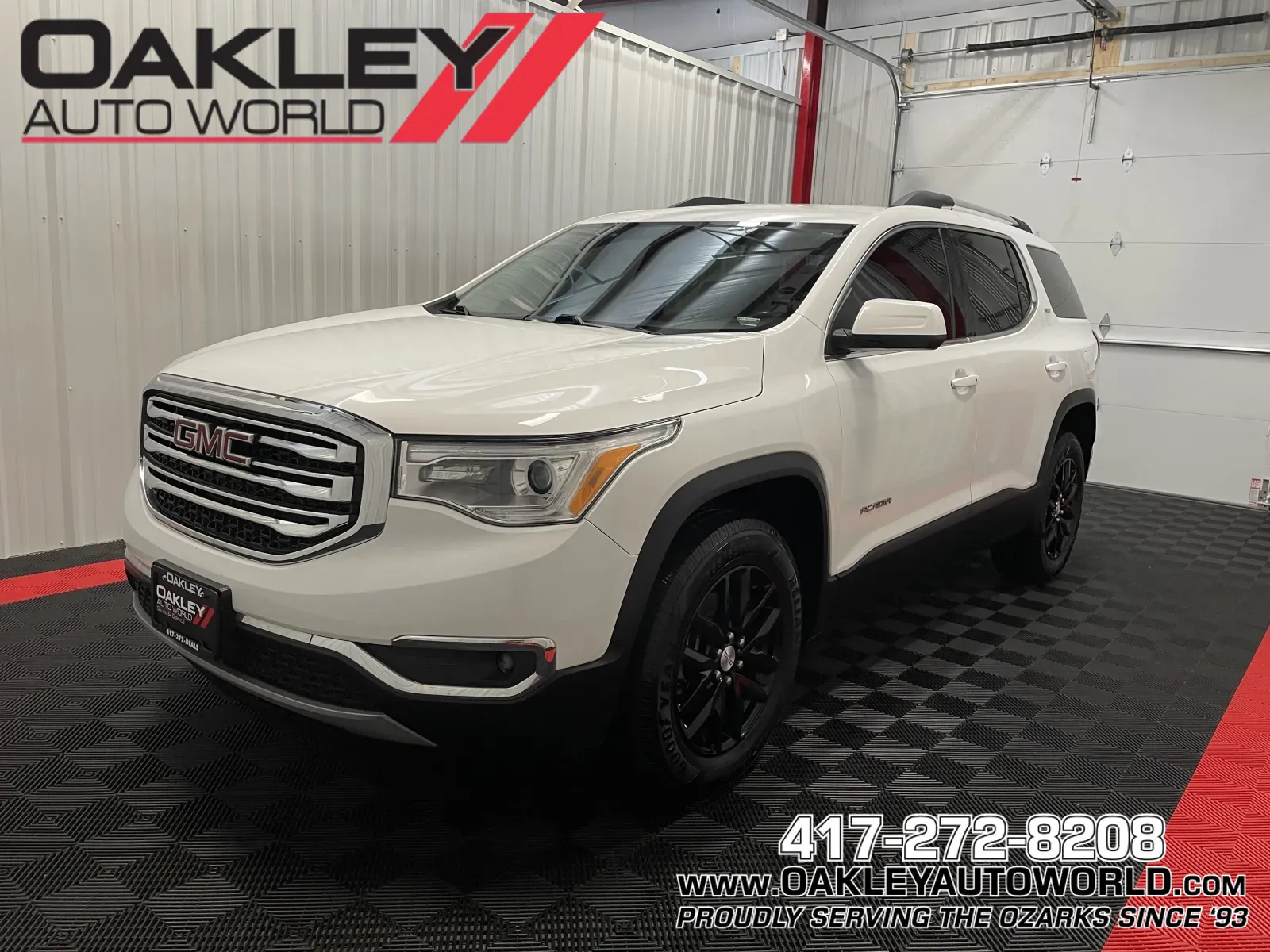 White 2018 GMC Acadia SLT-1 for sale in Branson West, MO
