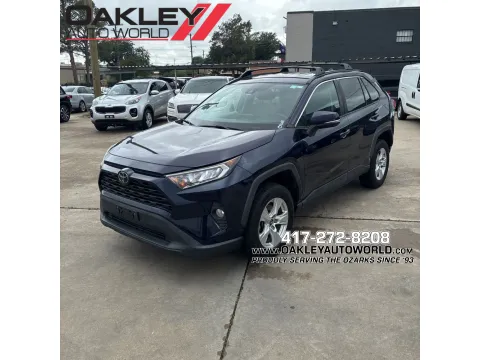 Blue 2020 Toyota RAV4 XLE for sale in Branson West, MO