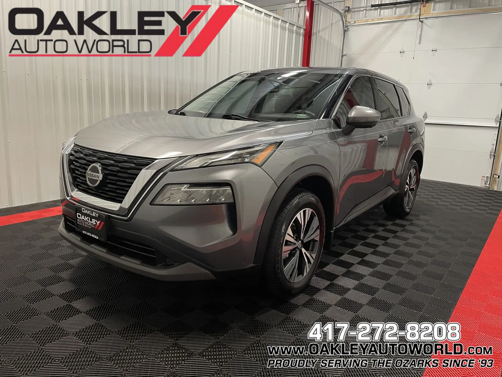 Gray 2021 Nissan Rogue SV for sale in Branson West, MO