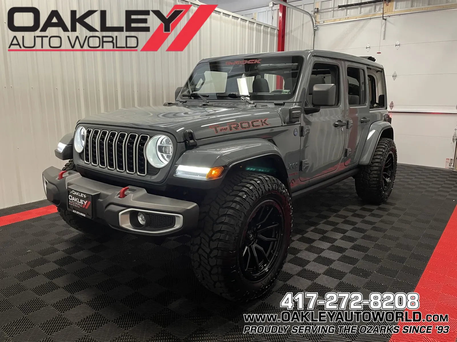 Gray 2025 Jeep Wrangler Sahara 4xe for sale in Branson West, MO