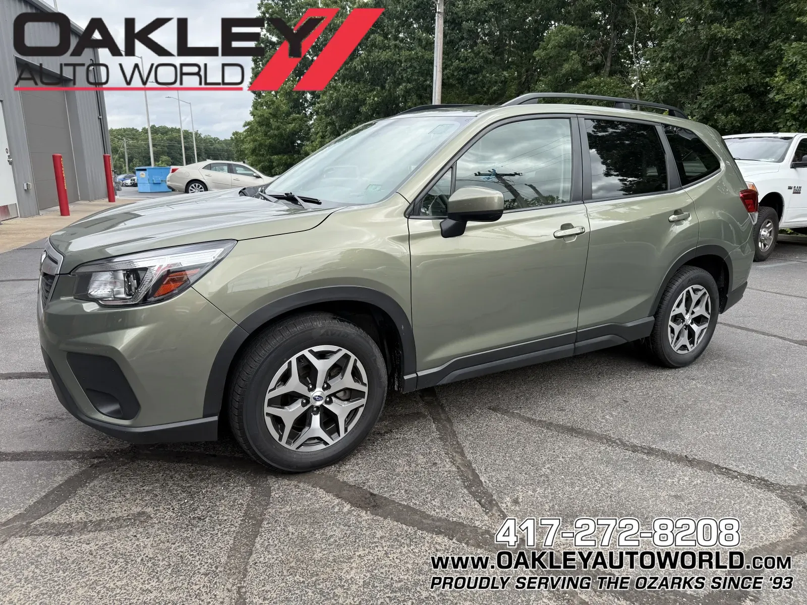 Green 2019 Subaru Forester Premium for sale in Branson West, MO