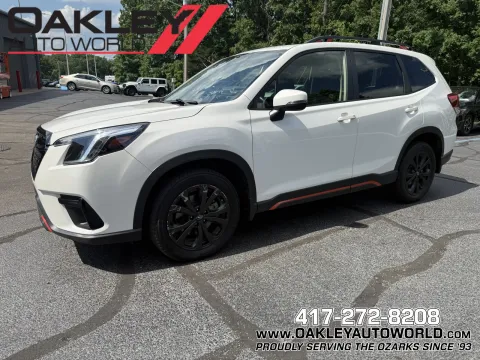 White 2023 Subaru Forester Sport for sale in Branson West, MO
