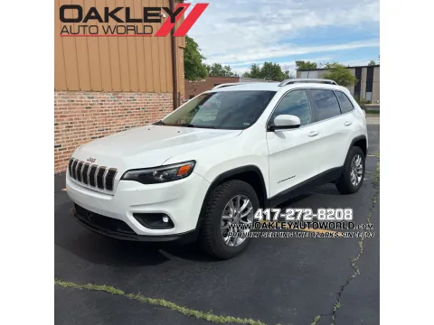 White 2021 Jeep Cherokee Latitude Plus for sale in Branson West, MO
