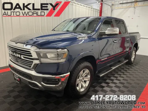 Blue 2019 Ram 1500 Laramie for sale in Branson West, MO