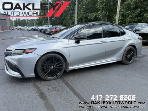 Black 2021 Toyota Camry XSE for sale in Branson West, MO