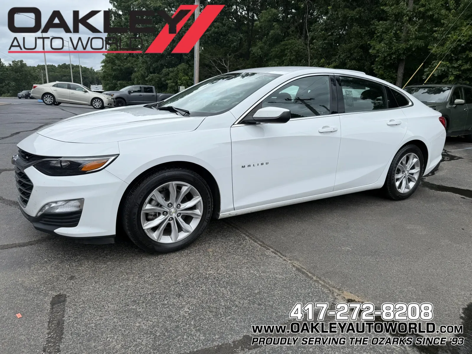 White 2022 Chevrolet Malibu LT for sale in Branson West, MO