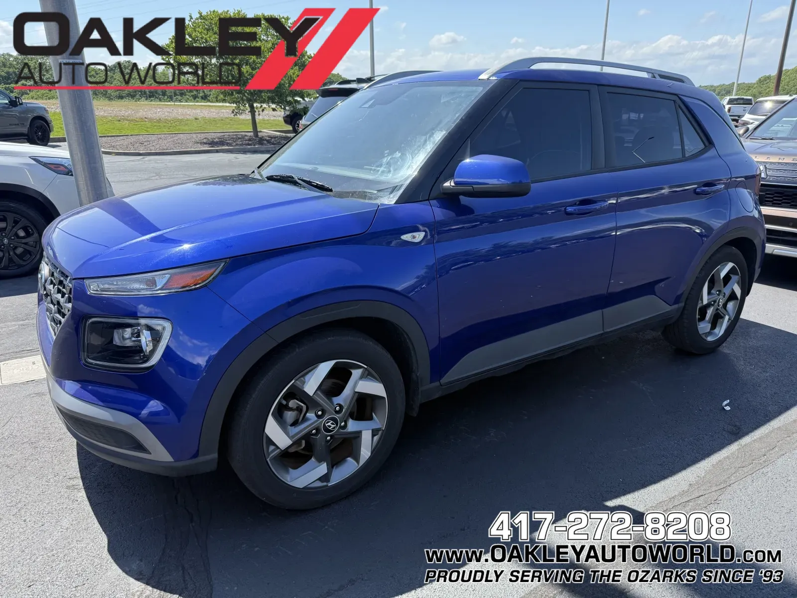 Blue 2022 Hyundai Venue Limited for sale in Branson West, MO