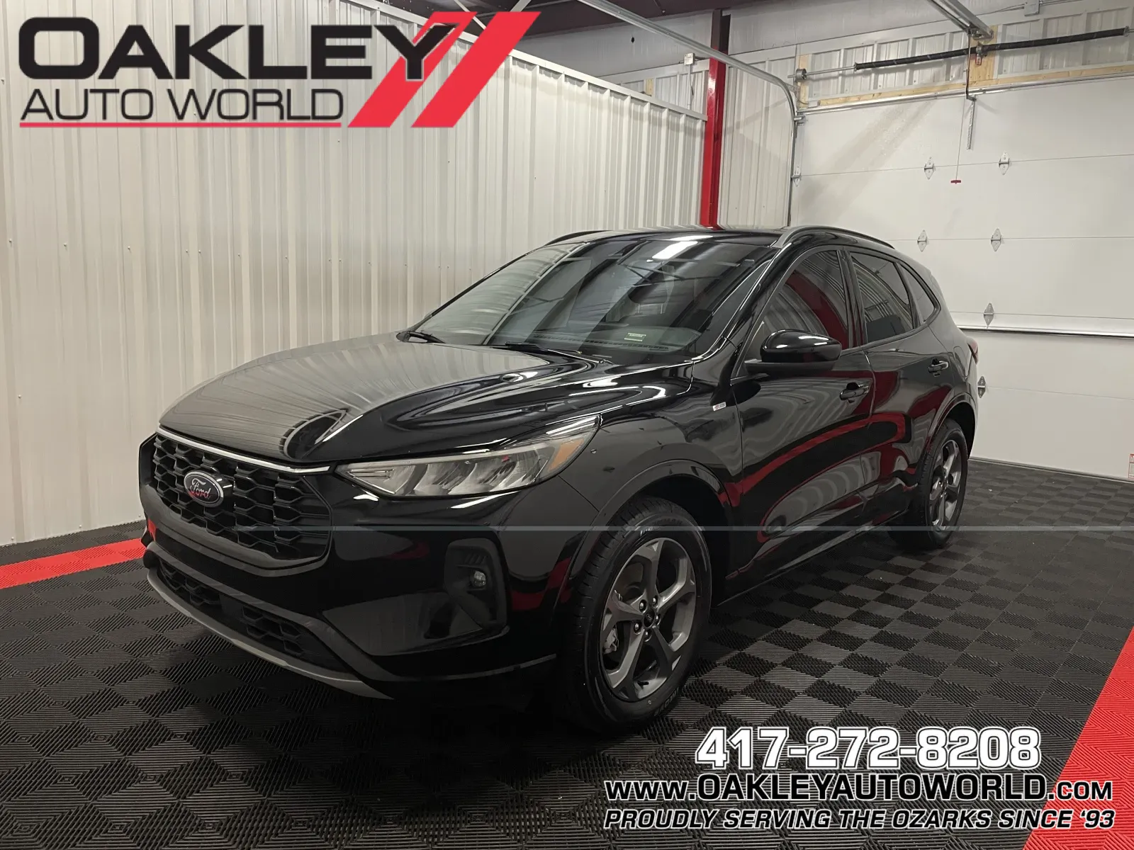 Black 2024 Ford Escape Hybrid ST-Line Select for sale in Branson West, MO