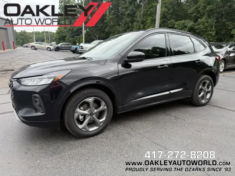 Black 2024 Ford Escape Hybrid ST-Line Select for sale in Branson West, MO