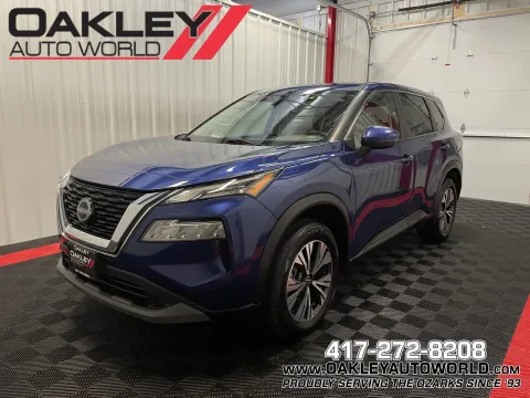 Blue 2022 Nissan Rogue SV for sale in Branson West, MO