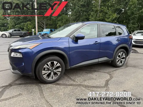 Blue 2022 Nissan Rogue SV for sale in Branson West, MO