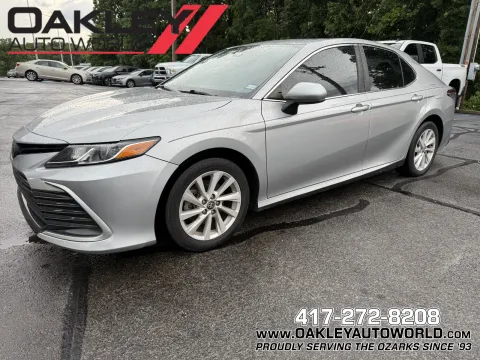 Silver 2021 Toyota Camry LE for sale in Branson West, MO