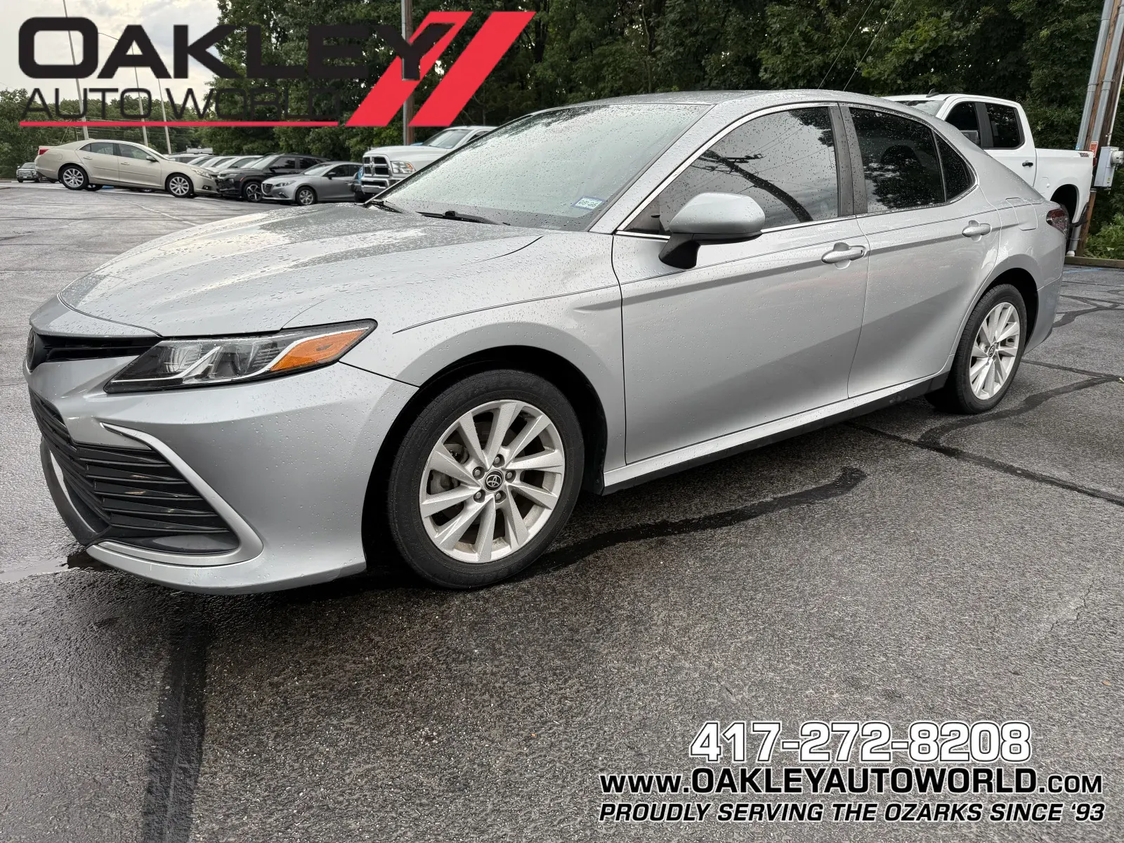 Silver 2021 Toyota Camry LE for sale in Branson West, MO