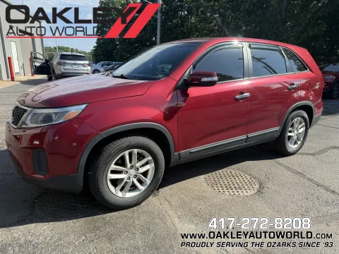Red 2014 Kia Sorento LX for sale in Branson West, MO