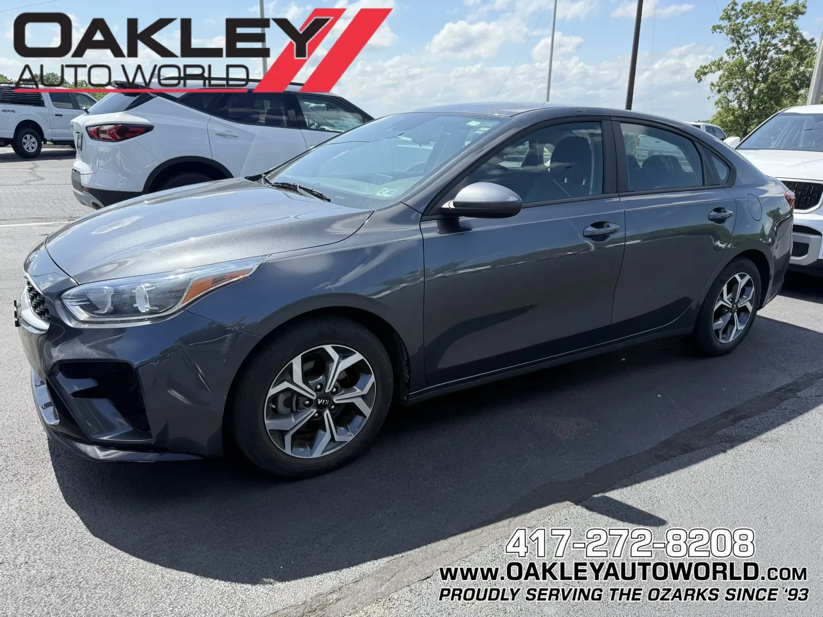 Gray 2021 Kia Forte LXS for sale in Branson West, MO