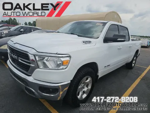 White 2021 Ram 1500 Big Horn/Lone Star for sale in Branson West, MO