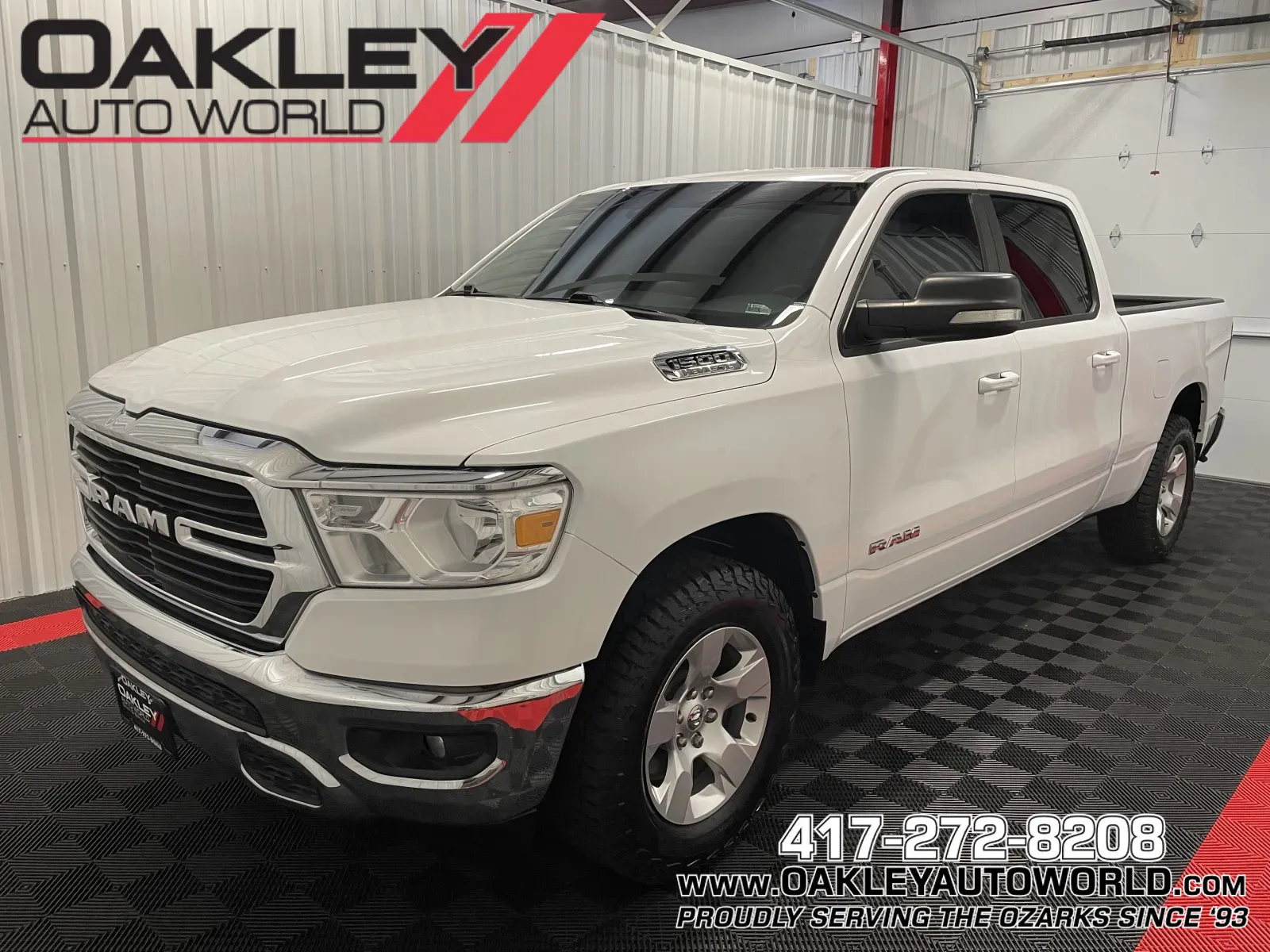 White 2021 Ram 1500 Big Horn/Lone Star for sale in Branson West, MO