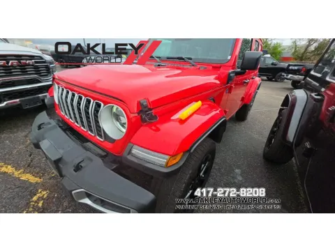 Red 2025 Jeep Wrangler Sahara 4xe for sale in Branson West, MO