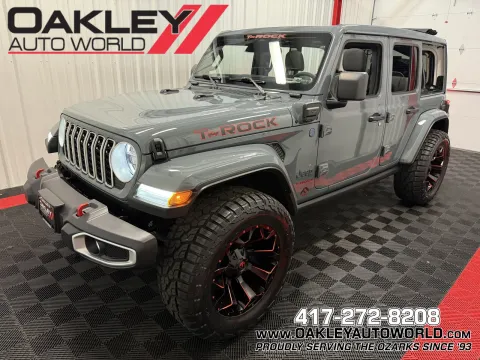 Blue 2025 Jeep Wrangler Sahara 4xe for sale in Branson West, MO