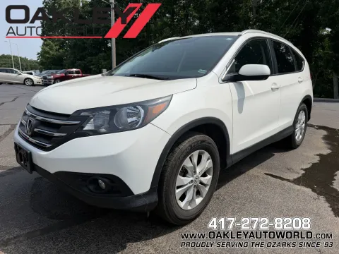 White 2014 Honda CR-V EX-L for sale in Branson West, MO